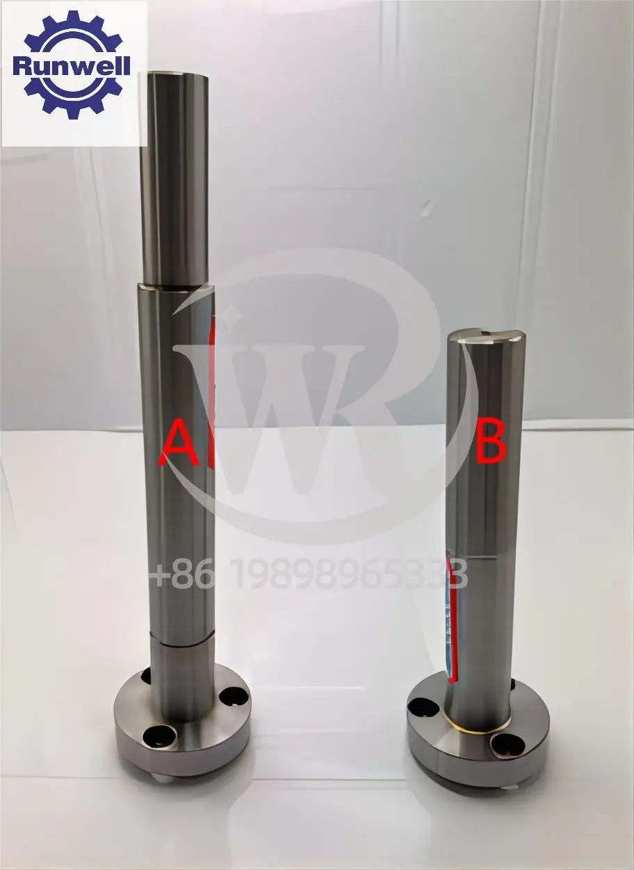 1 pair Komori LS29 L29 Y Roller Water Roller Spindle Head Dampening Journal Shaft New Condition Komori Parts
