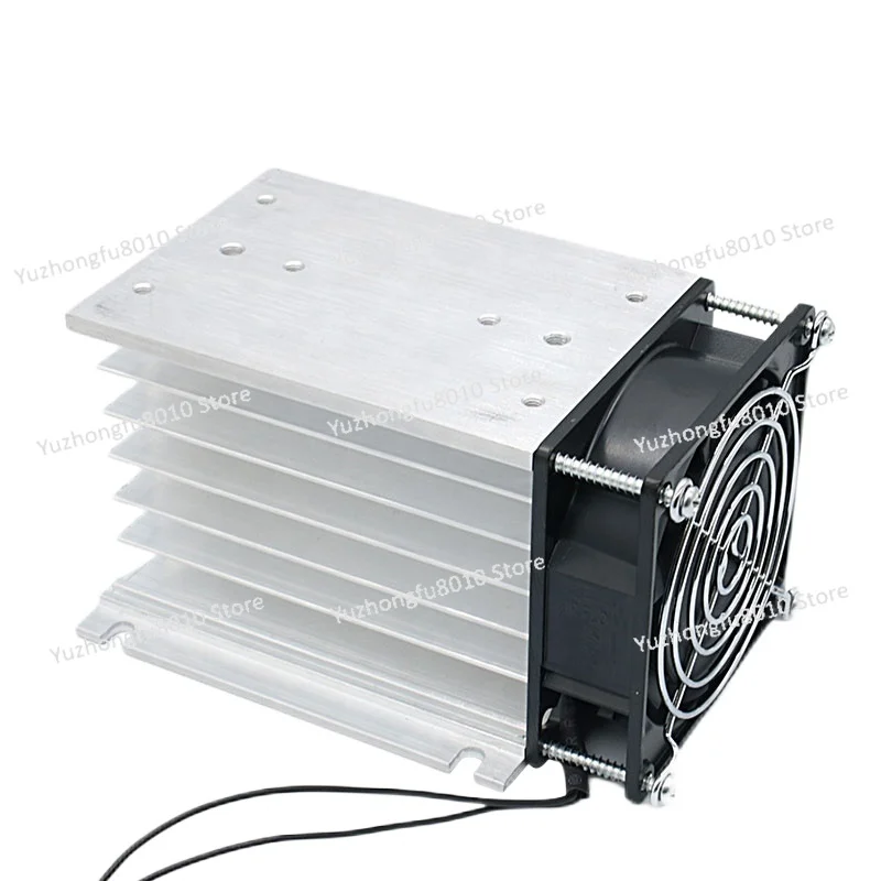 40A H-110 Three-Phase SSR Solid State Relay Heatsink with Fan view 5