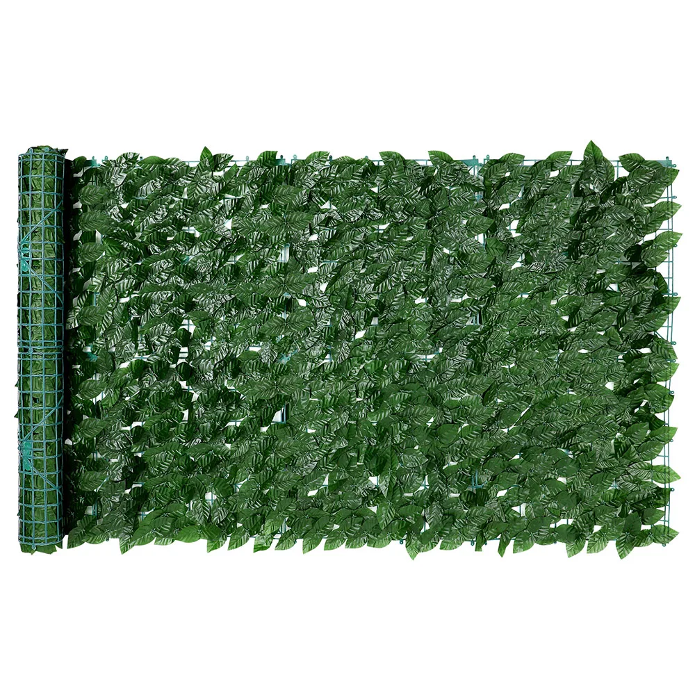 

0.5X3M Artificial Ivy Hedge Green Leaf Fence Panels Faux Privacy Fence Screen for Home Outdoor Garden Balcony Decoration
