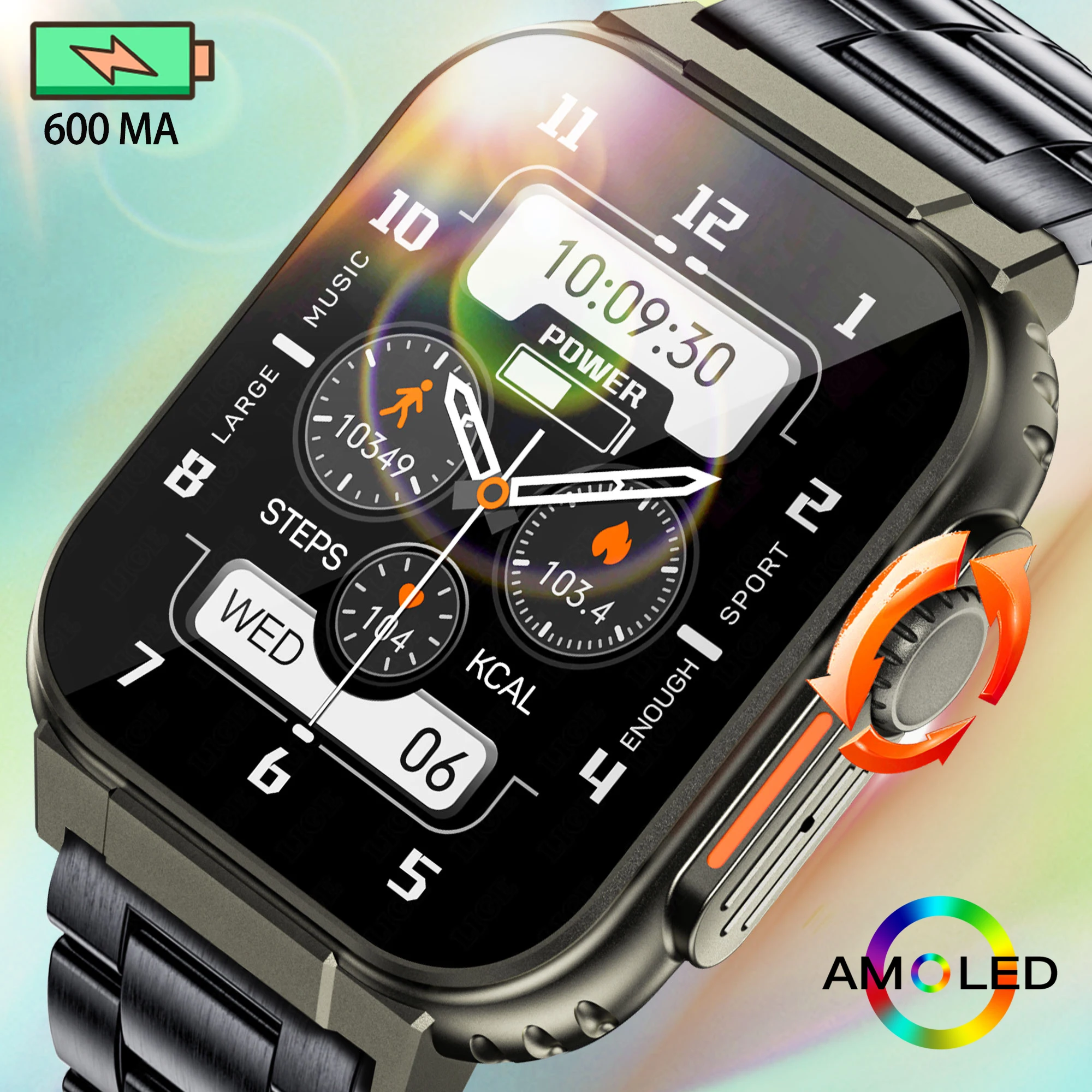 LIGE New Smart Watch Men Long Standby Sports bracciale Bluetooth Call IP68 orologio impermeabile da uomo Smartwatch supporto per la registrazione