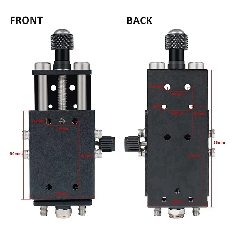 4X Z Axis Height Adjuster, Z Axis Lift Focus Control Set For TTS 25 TTS 55 TT-5.5S Engraver, Module Lifting