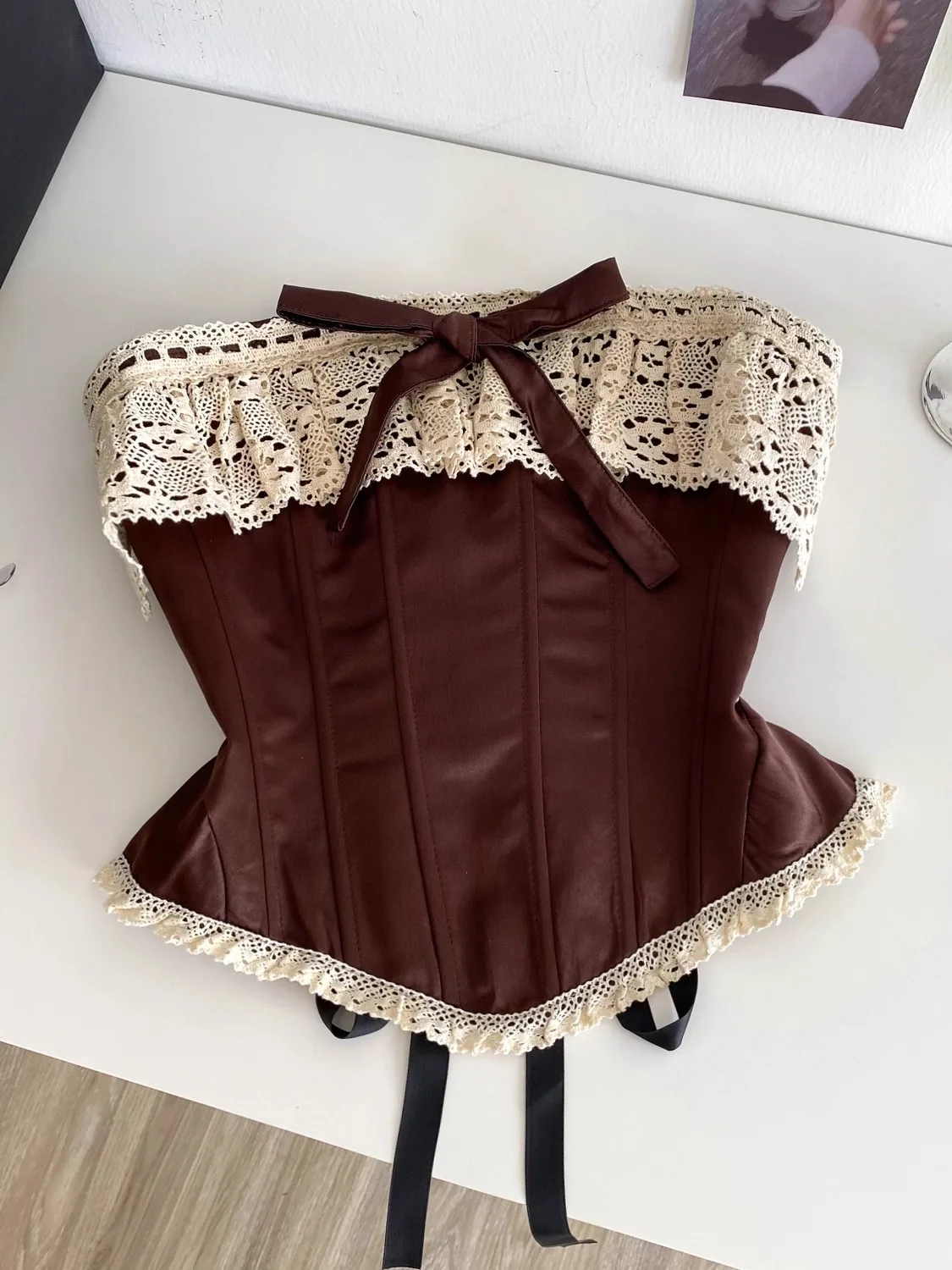 

Сексуальный тонкий топ без рукавов с завязками-бабочкой, корсет, бюстье, шикарный укороченный топ, женский вечерние топ на бретельках Y2k