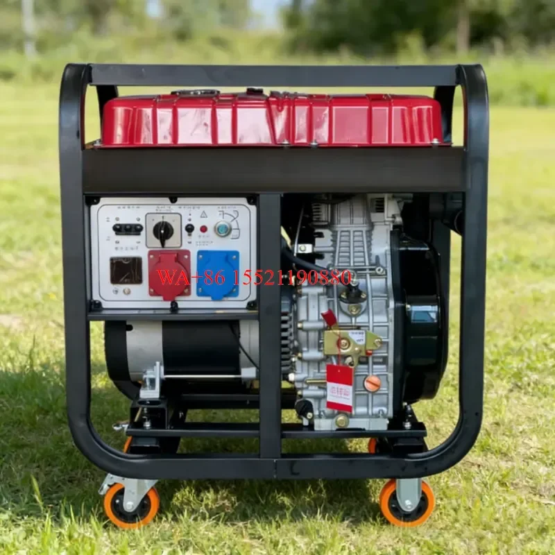 WMWMNU for 10Kw Portable 230V 400V Single Phase with Three Phase 50hz Air Cooled 4 Stroke Single Cylinder Open Frame Diesel