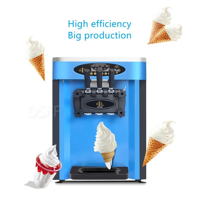 

Fully Automatic Stainless Steel Desktop Commercial Soft Ice Cream Vending Machine