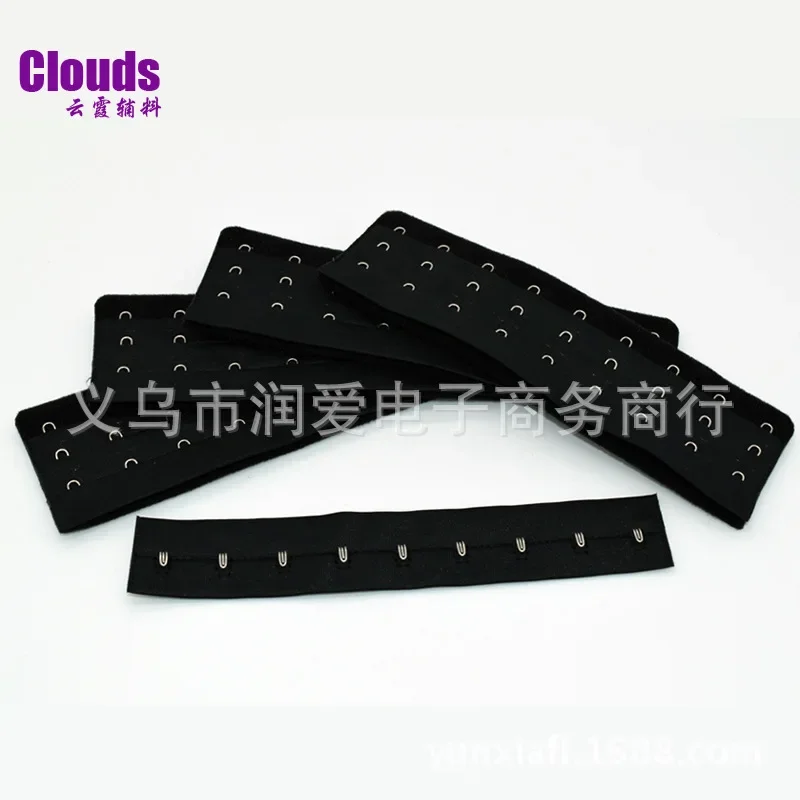 

100sets/Lot 3x9 16cm Bra Extender Hook and Eye Underwear Back Buckle Shapewear Fitness Women Clothing Accessories