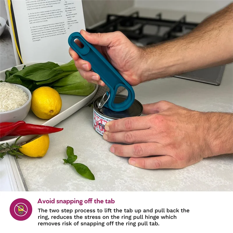 

High Quality Ring Pull Can Tin Opener - Makes Cans And Tins Twice As Easy To Open Perfect For Arthritis Parkinsons Gift
