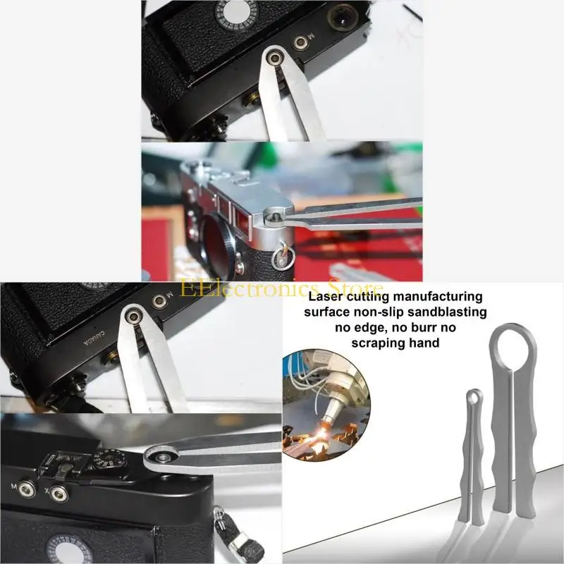 B03C 9Pcs Camera Lens Repair Tool Wrench Clamp Camera Maintenance Spanner Tools