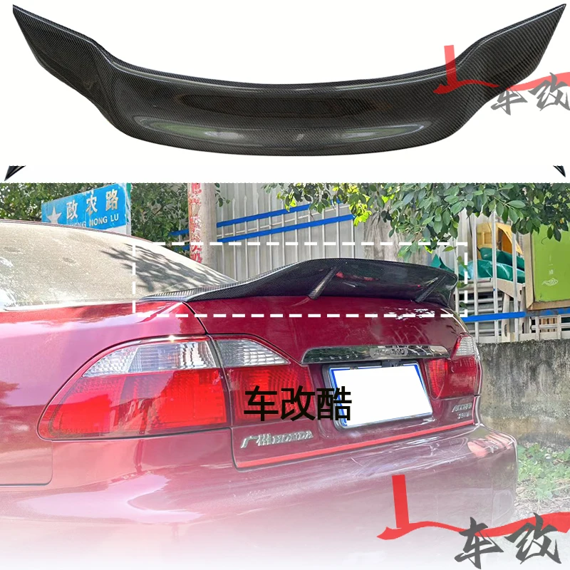 

For Honda 6th Generation Accord Modified True Carbon Fiber Rear Spoiler Rear Wing