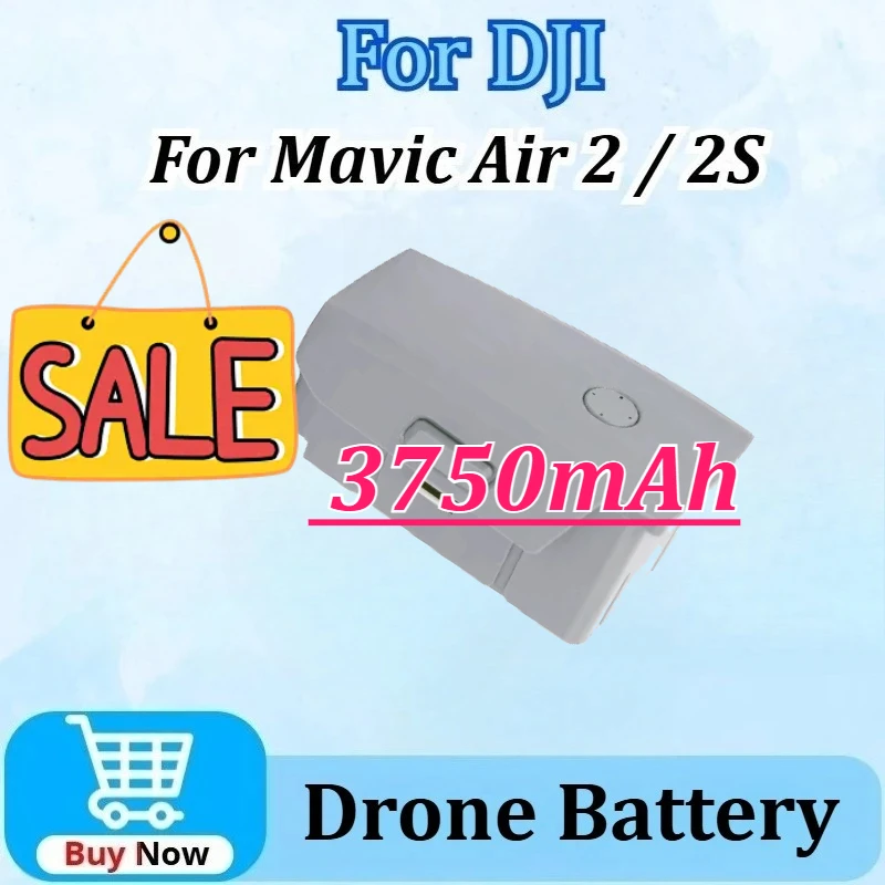 

New Upgraded 11.55V 3750mAh 43.31Wh Intelligent Drone Flight Battery for DJI Mavic Air 2 / 2S Replacement Drone Accessories