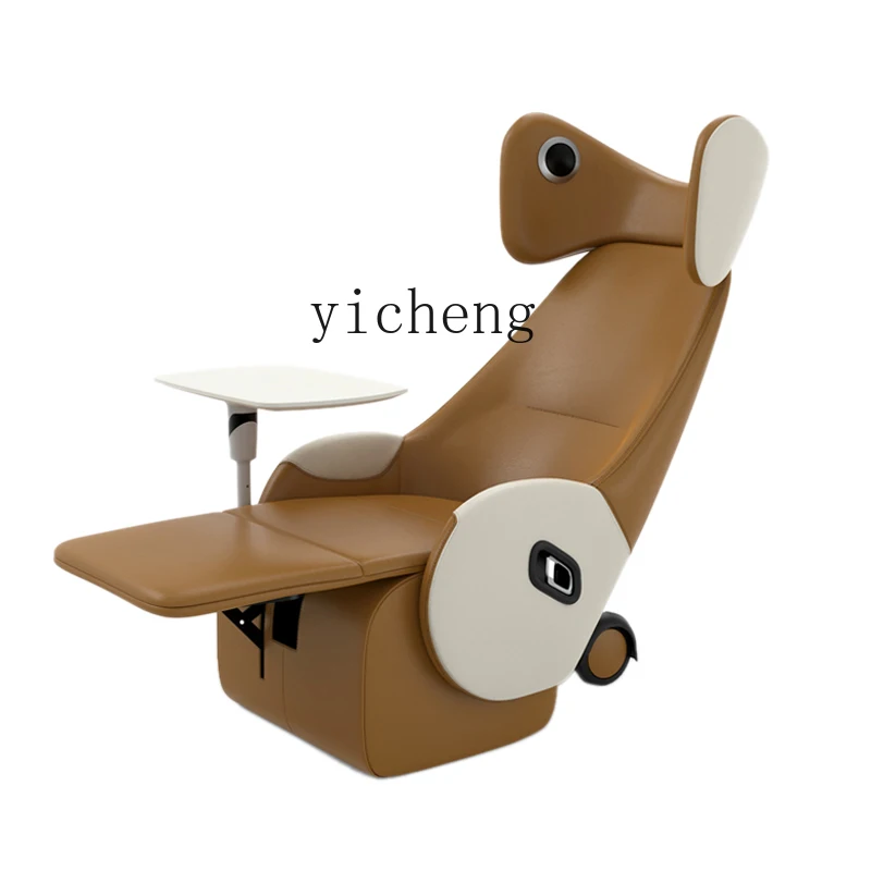 Tqh First Class Space Capsule Single Sofa Fabric Western Leather Lazy Leisure Reclining Multifunctional Chair Simple Modern