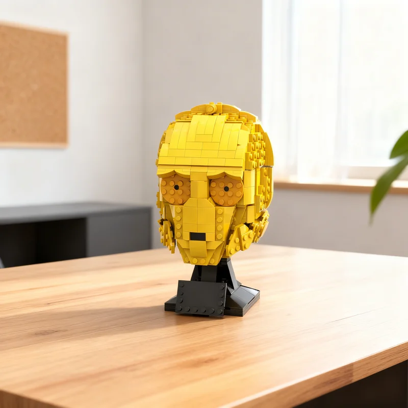 

Конструктор MOC C-3PO: Коллекционный шлем, модель звездных боев, 603 детали. Архитектурные строительные блоки, развивающая игрушка для детей, рождественский подарок.