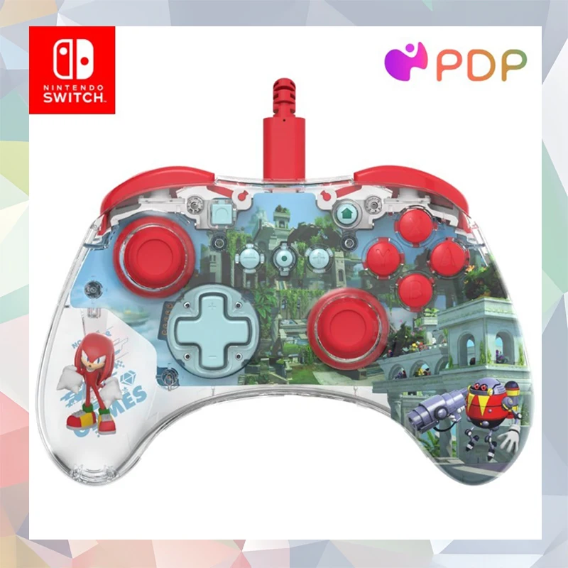 PDP REALMz Nintendo Switch Pro Controller, Customizable LED Lighting, 3.5mm Headphone Jack
