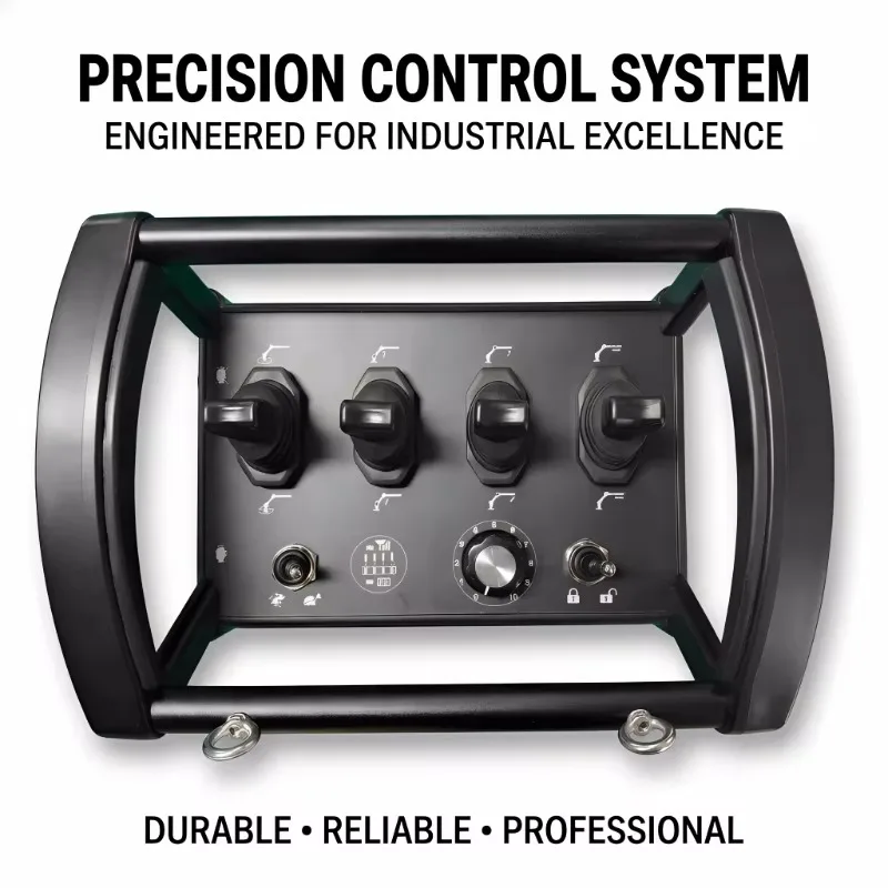 

Wireless remote control 4/5/6 channel 12/24V waterproof IP68 proportional control, adjustable speed, emergency stop