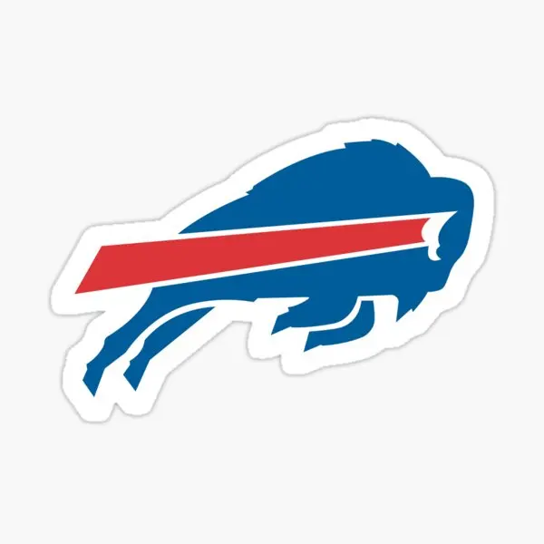 Bills Buffalo  5PCS Stickers for Bumper Background Stickers Art Home Room Luggage Decorations Kid Cartoon Water Bottles Laptop