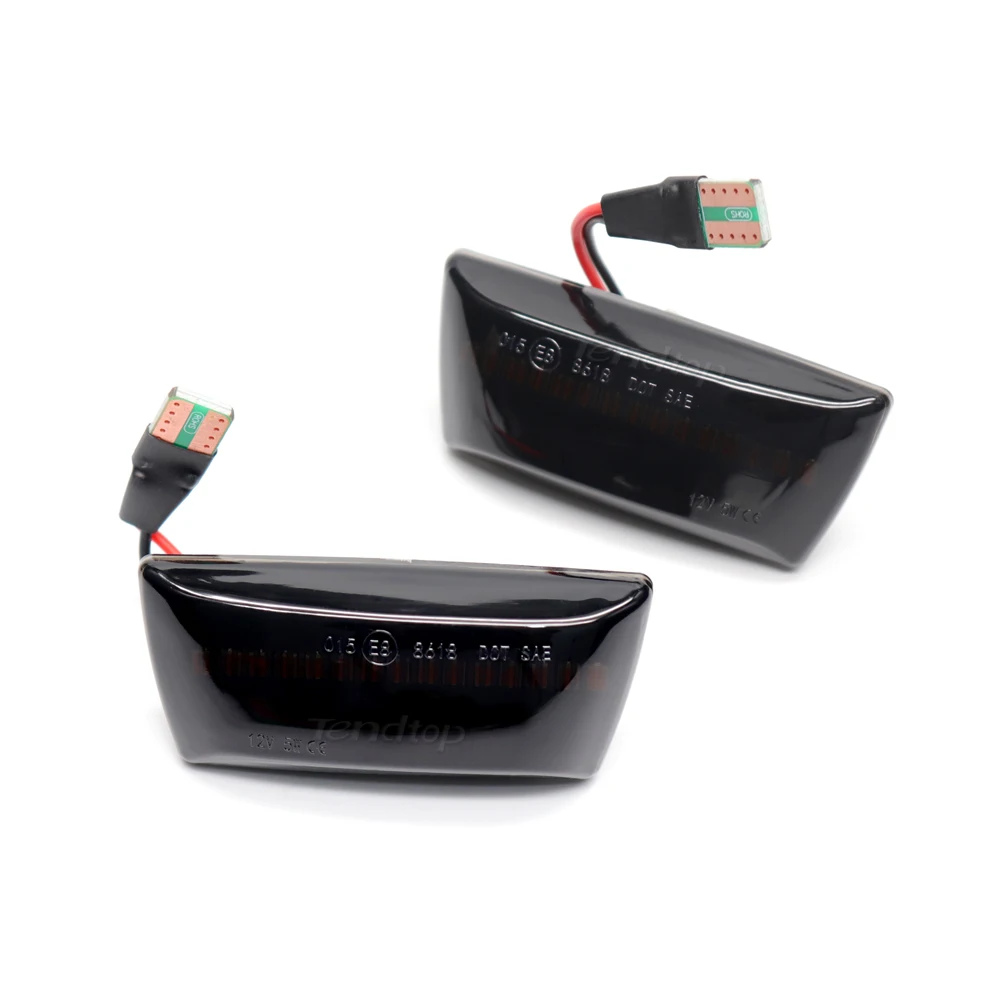 Car Front Wing Dynamic LED Side Marker Repeater Turn Signal Indicator Light For Opel Insignia Astra H Zafira B Corsa D Chevrolet