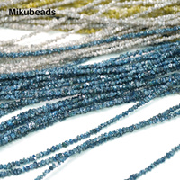 Wholesale Natural Blue Yellow White Diamond Raw Ore Irregular Loose Beads For Making Jewelry DIY Necklace Bracelet