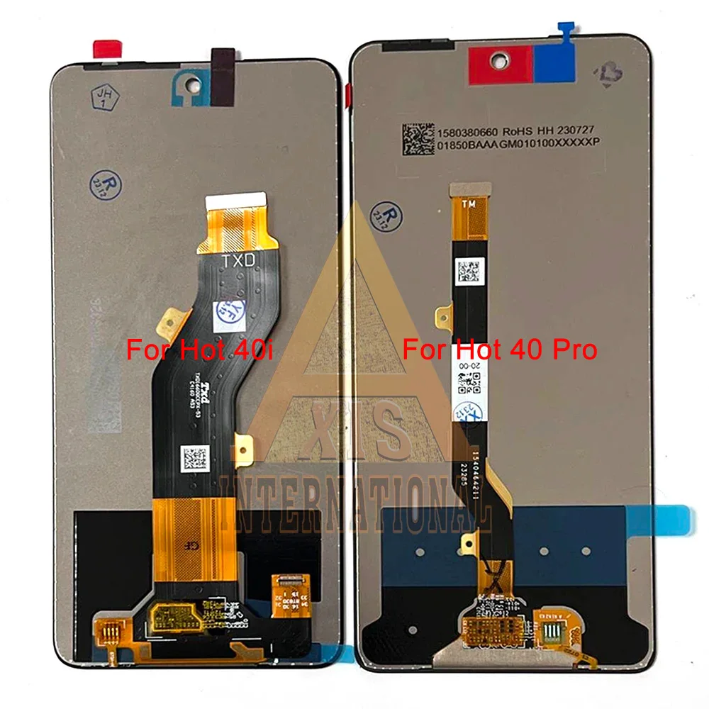 For Infinix Hot 40i LCD X6528B LCD Display Screen Touch Digitizer For Infinix Hot 40 Pro X6837 LCD Hot40 X6836 LCD Frame