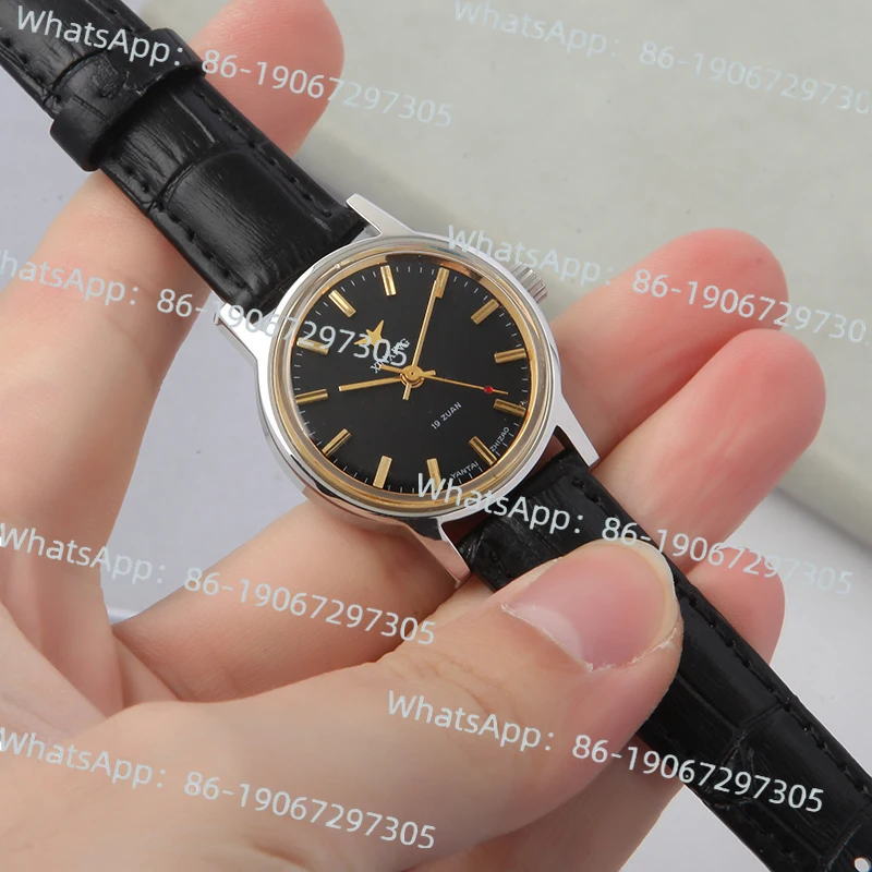 

Yantai Old Polaris Brand Men's Round Scale Simple Manual Mechanical Watch Stock