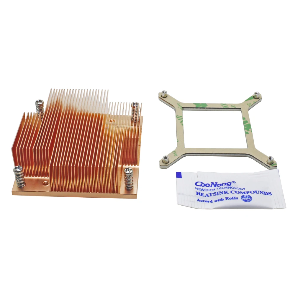 

Server CPU Cooler Copper heatsink for Intel Core PGA988 989 i7-600 i5-500 i5-400 i3-300 Mobile Processor Computer cooling