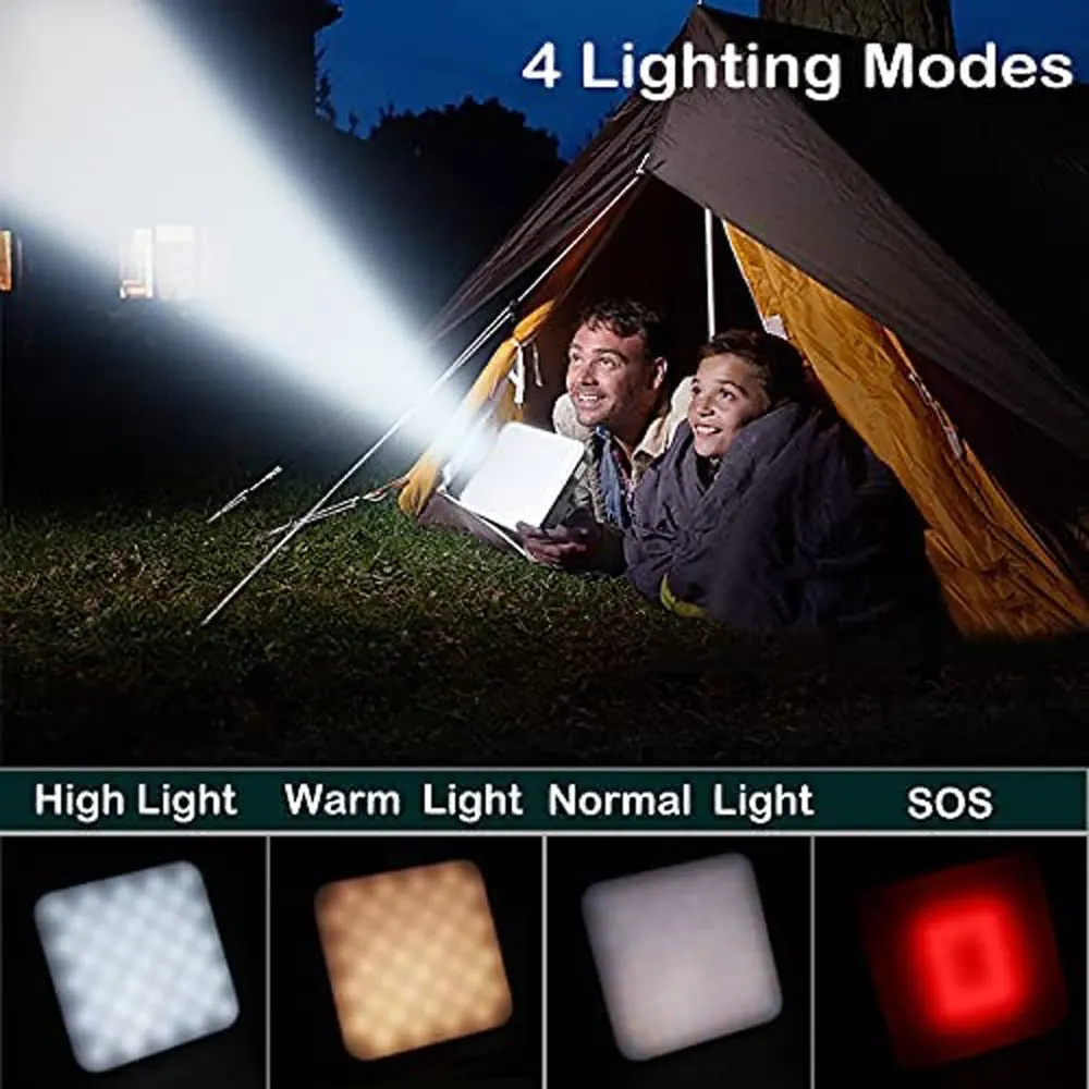 13500mAh Rechargeable Camping Lantern Portable Outdoor Camp Light Magnet Emergency Light Hanging Tent Bulb Powerful Work Lamp