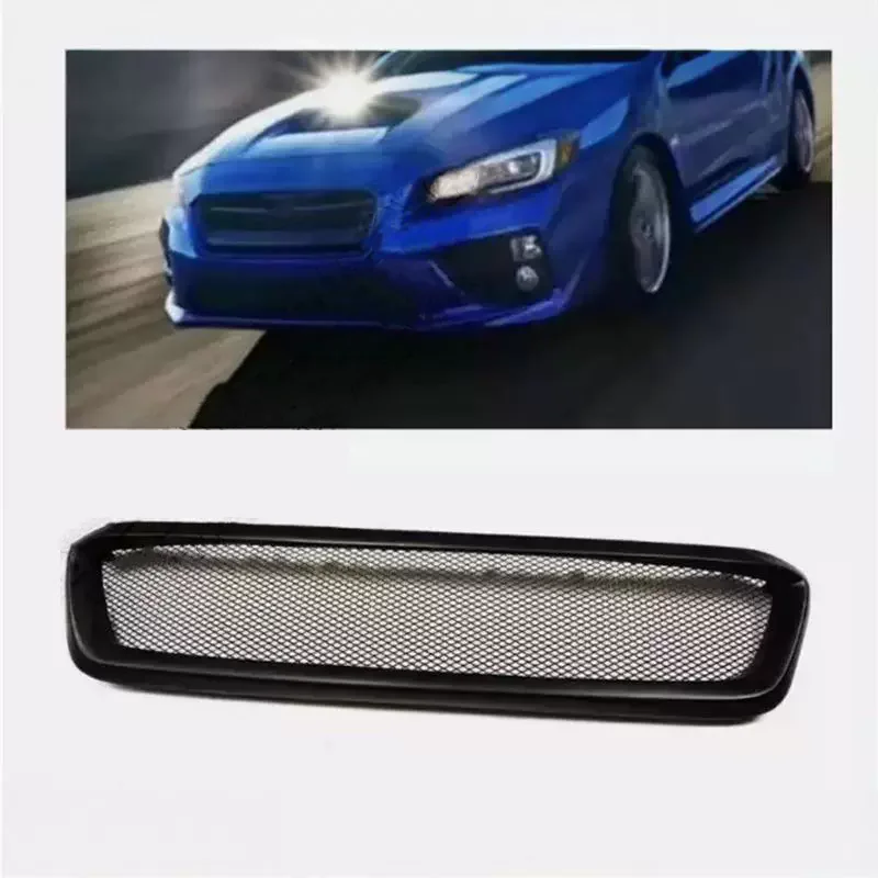 Carbon fiber Front Bumper Grill for Subaru Impreza 11th modified resin Grille Mask Radiator Body kit Car Accessories