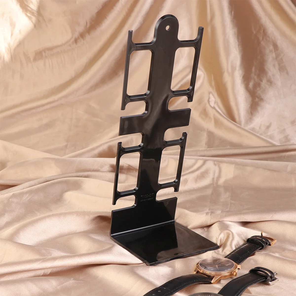 

Watch Display Rack For Bracelet Jewelry Stand Holder Iron Adjustable Bending Smooth Surface Stylish Gift Business