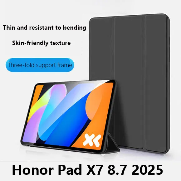 

Мягкий силиконовый чехол для Huawei Honor Pad X7 8,7 дюйма, 2022, кожаный откидной смарт-чехол с подставкой