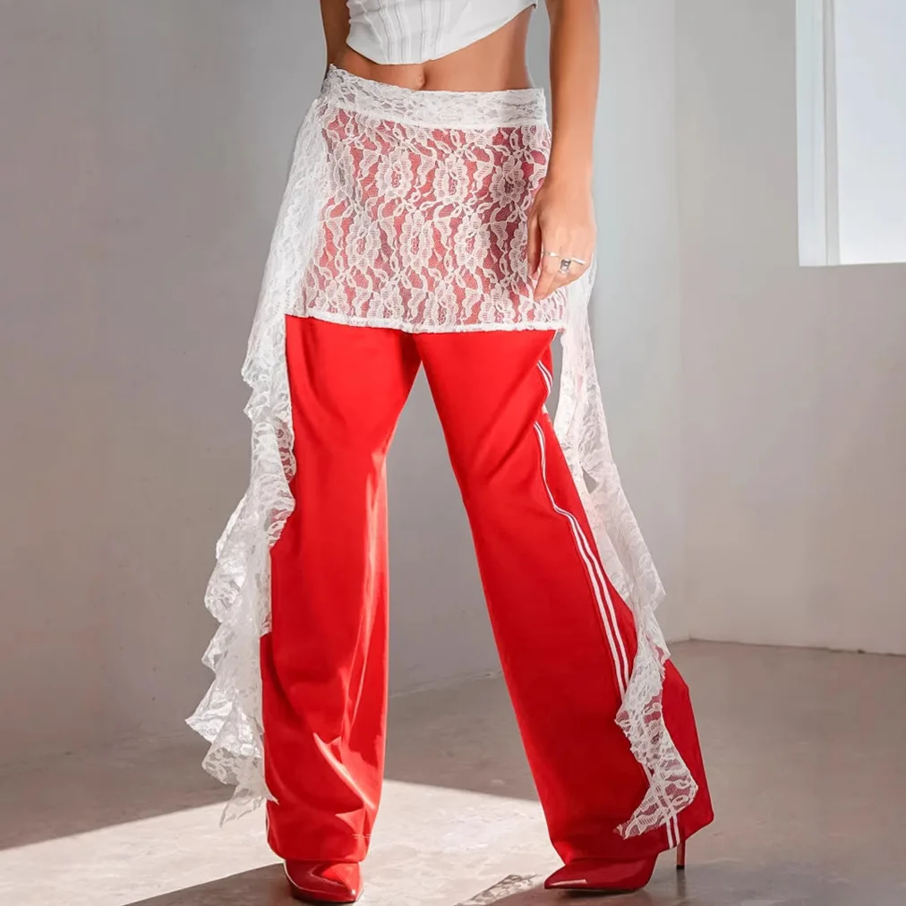 

Кружевная жаккардовая юбка средней длины с рюшами, занавеска для ягодиц, новинка 202, летняя модная короткая юбка для женщин