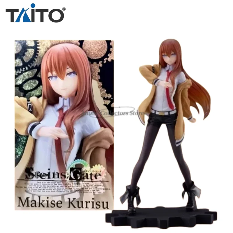 IN Stock Original TAiTO STEINS;GATE Makise Kurisu Anime Figure Toys for Gifts Collectible Model Ornaments Holiday Gift