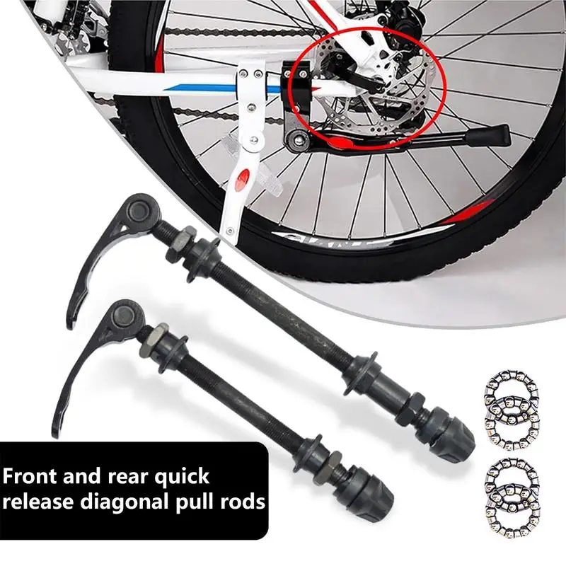 Bicycle Front Rear Skewers Front & Rear Bicycle Skewer Hollow Shaft Set Front & Rear Bicycle Skewer Replacement Parts Repair