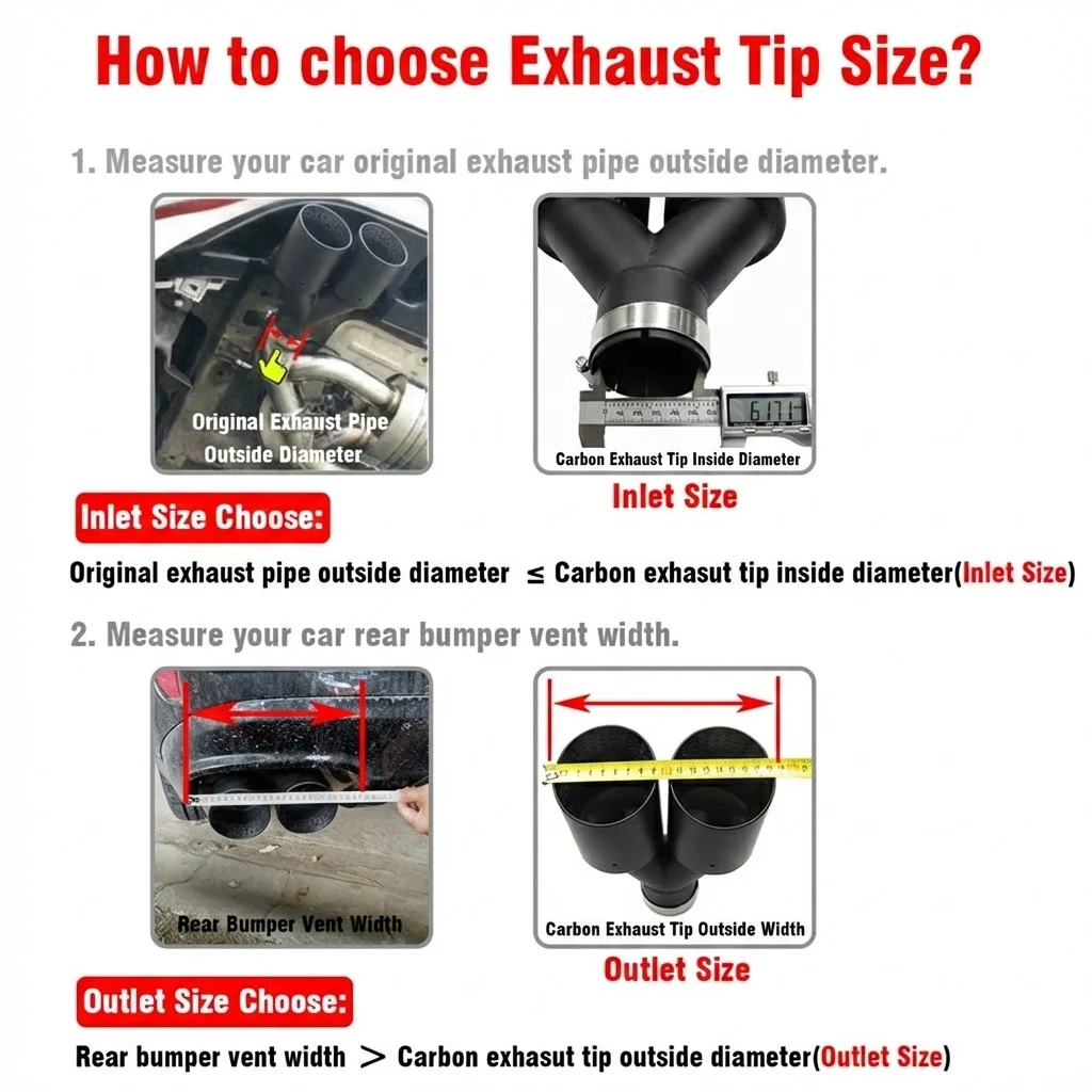 1Pcs Double Matte Black Stainless Steel Car Muffler Exhaust Tip System Pipe Universal Exhaust Tip Y Type GTI MK7 Golf7 Nozzle