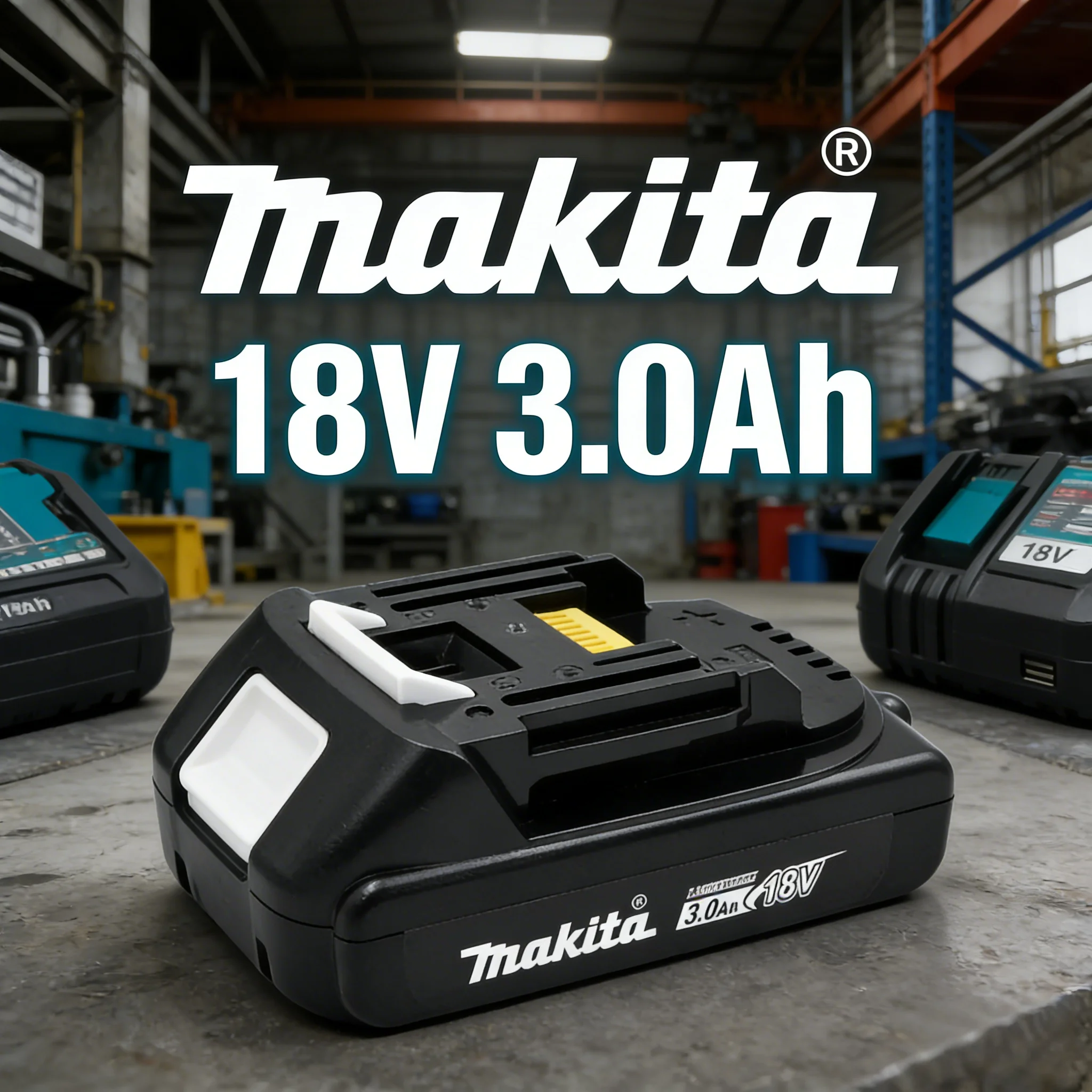 Makita 18V 3.0Ah Li-ion Battery BL1830 BL1830B BL1840 BL1840B BL1850 BL1860B Power Tool Battery.