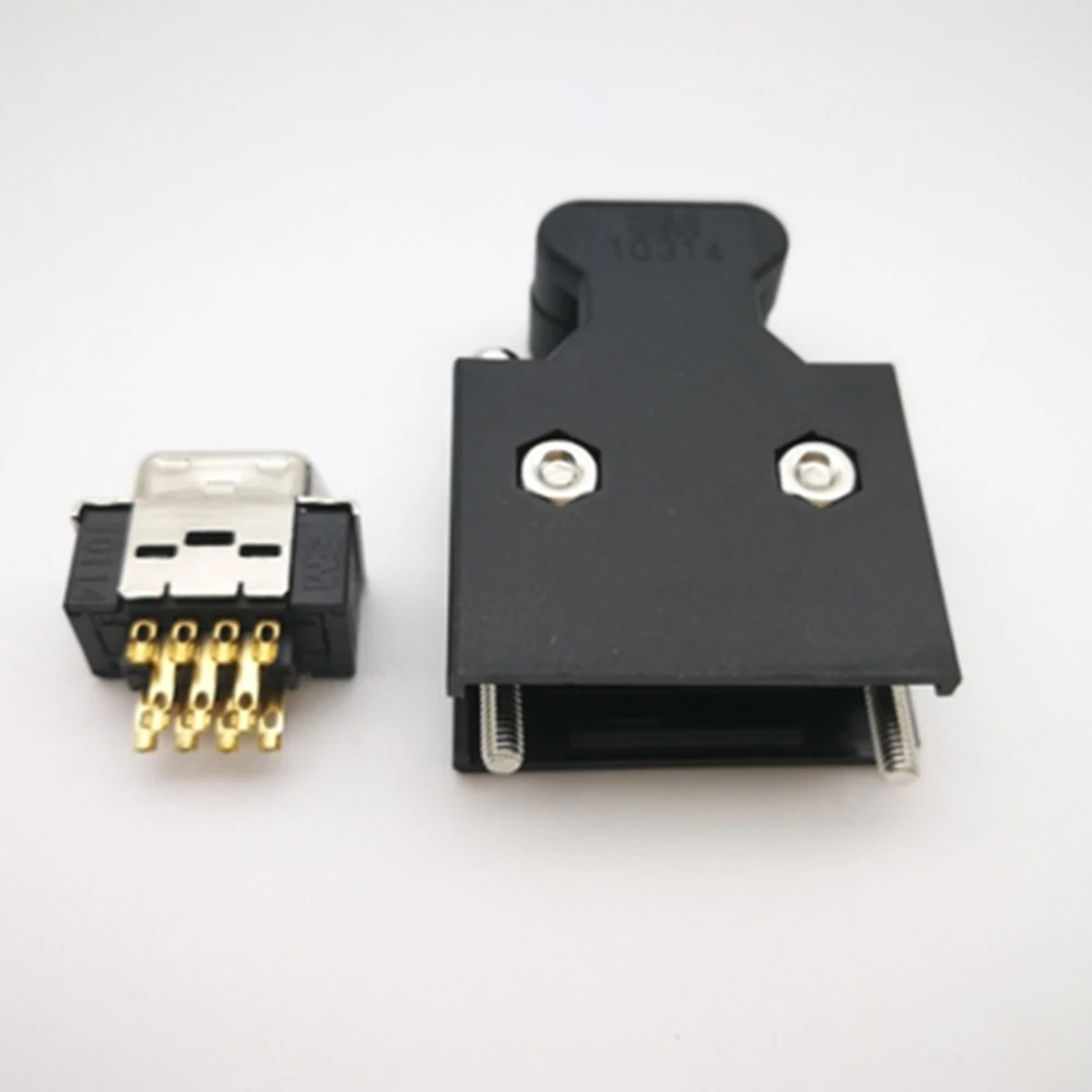 Conector servo Original 3M, 10114-3000PE / 10314-52A0-008 core 10314-52A0-008, enchufe de carcasa de 14 núcleos