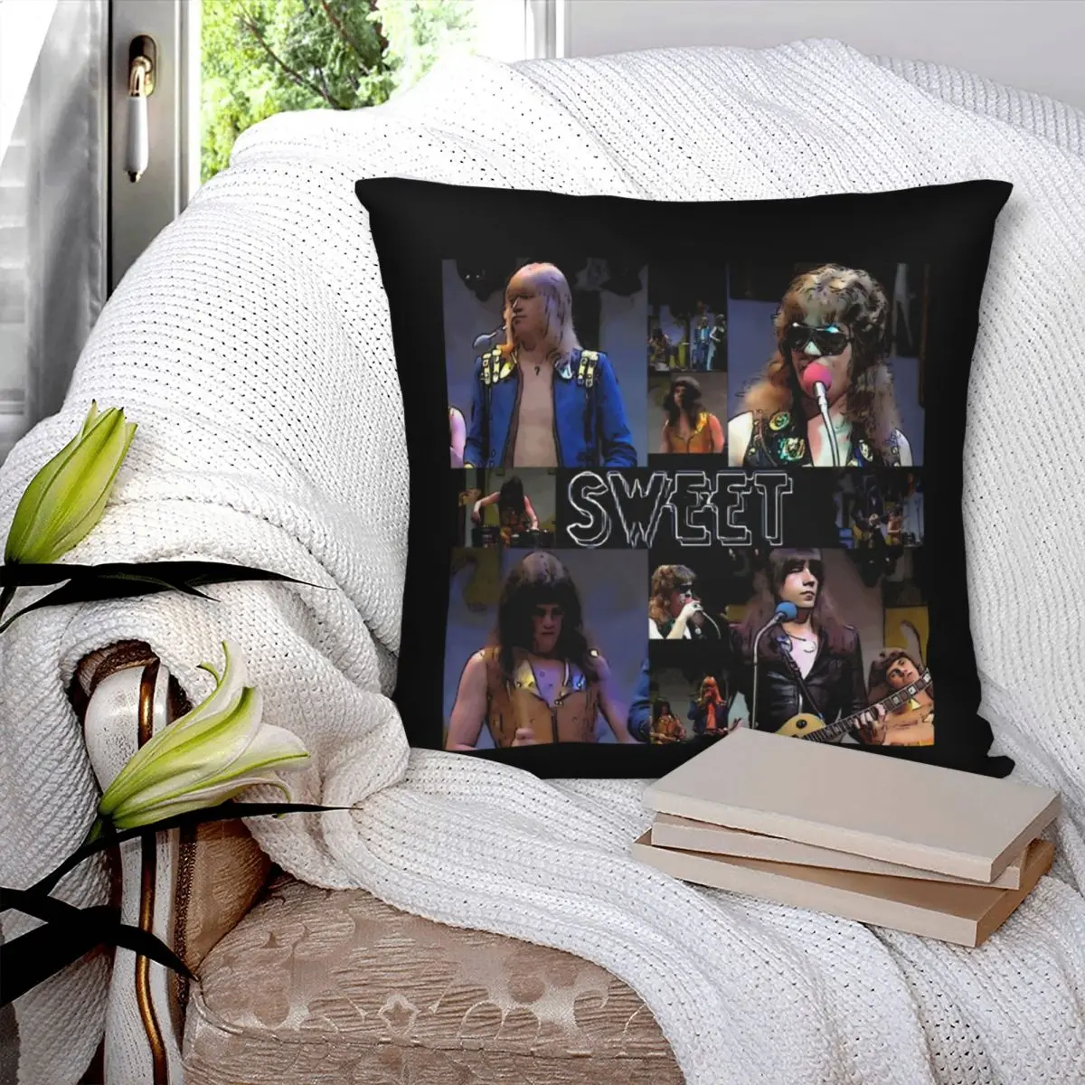 The Sweet - Ballroom Blitz Dutch TV Square Pillowcase Polyester Pillow Cover Velvet Cushion Zip Decorative Comfort Throw Pillow