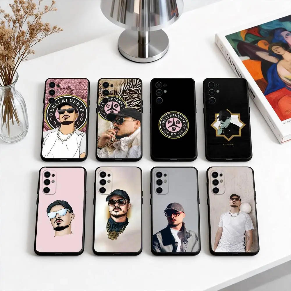 

Spain Singer D-Dellafuente F-FC Phone Case For Samsung S25,S24,S21,S22,S23,S30,Ultra,S20,Plus,Fe,Lite,Note,10,Black Cover