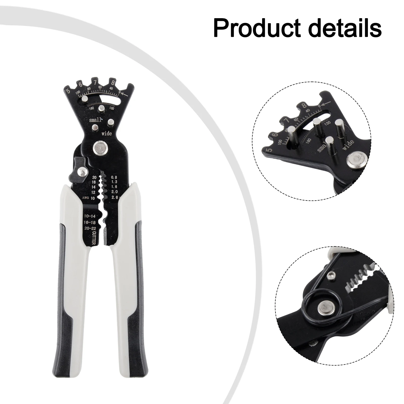 5in1 Wire Stripper Pliers Stainless Steel Cable Cutting Crimping Bending Tool For Electrician Household Electrical Work