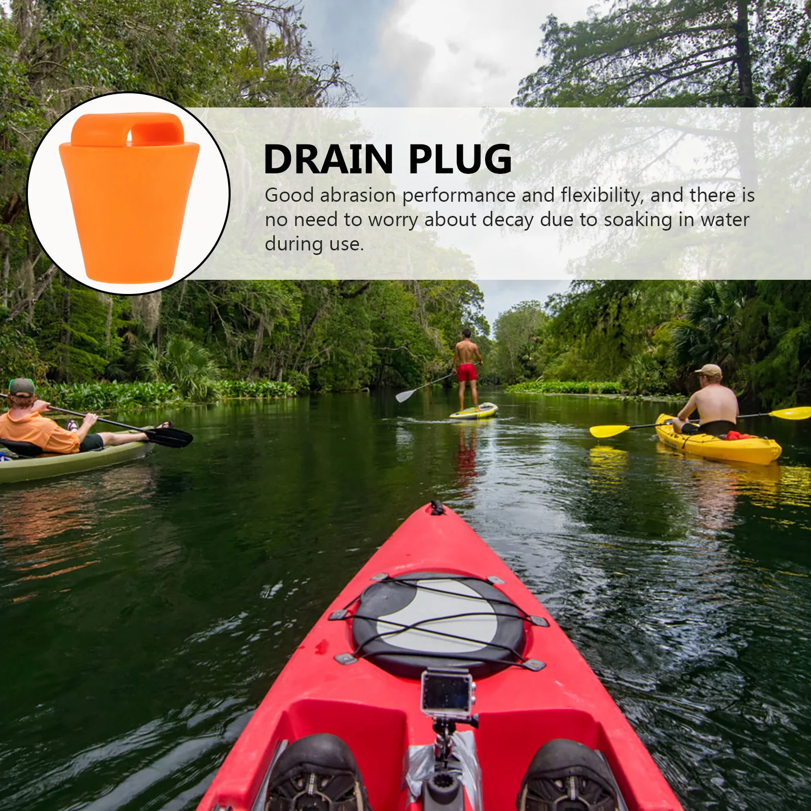

10pcs Boat Plug Tpe Marine Replacement Scupper Plug Durable Waterproof Kayak Canoe Drain Hole Stopper Marine Accessory Deck