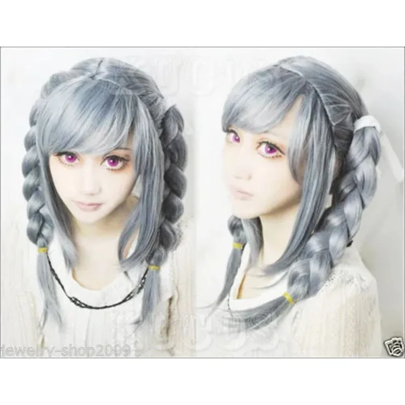 

> > Cosplay wig Danganronpa Dangan-Ronpa Peko Pekoyama Beautiful Hair Fashion wig