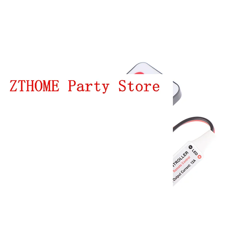 

1Pc Mini LED Single Color Dimmer With RF 9-Key Remote DC 5V-24V 6A 5050 2835 Strip Lights Constant Voltage PWM Signal Controller