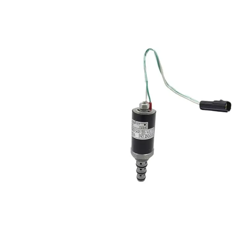 Bagian penggali R215-7 R225-7 pompa hidrolik KDRDE5KR-20 katup solenoid/