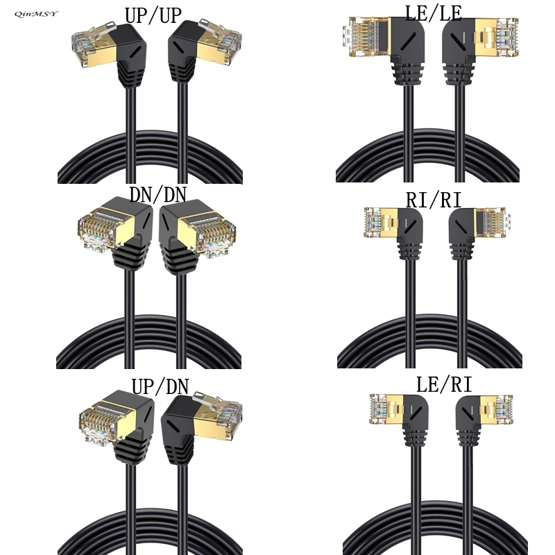CAT 8 Superfine Ethernet Cable, CAT8 40Gbps 2000Mhz Shielded SFTP Patch Cord Lan Wire Cable Cord For Router, PC, Laptop