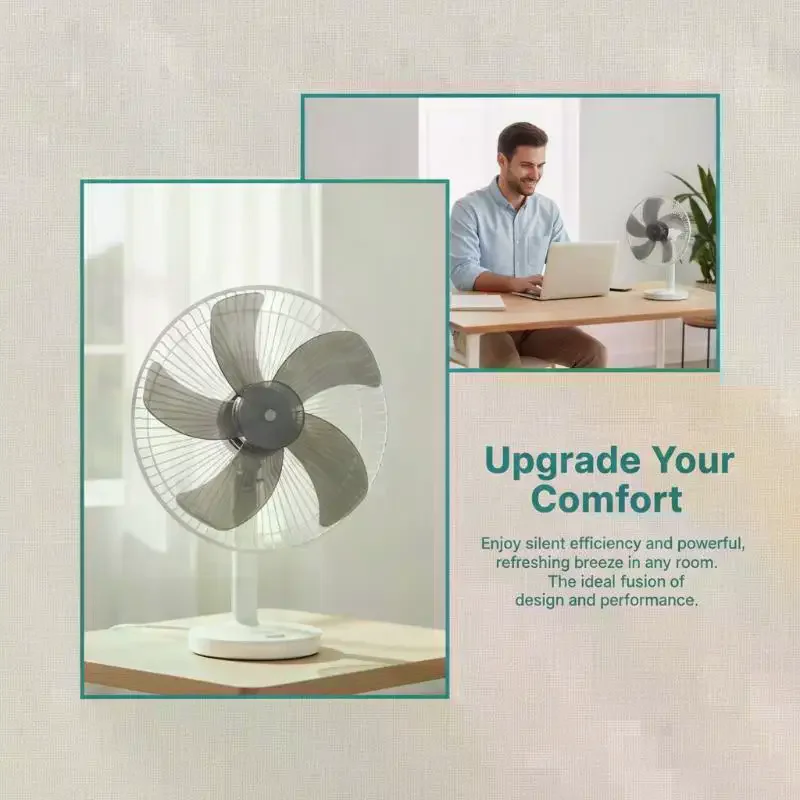 1Pc Fan Blade Five Leaves Blade With Nut Cover Household Plastic Leave For Stand Fan Desk Fan General Replacement