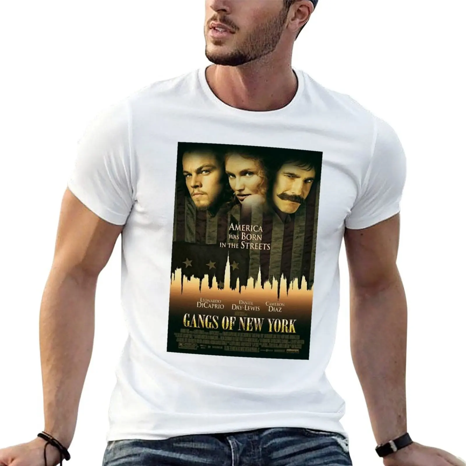

Beautiful Model Drama Gangs Of New York Historical Drama Love You Fans T-Shirt t shirts for man graphic vintage T-Shirt