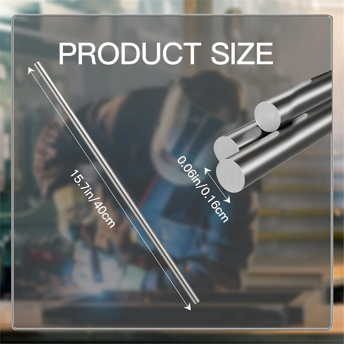 

2026 New Upgraded Stainless Steel TIG Welding Rods ER308L, 1/16" X 16" TIG Filler Rod, Stainless Steel Welding Wire, Pack of 70