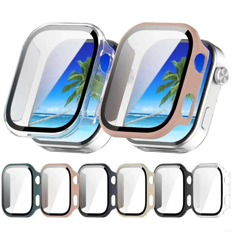 Case for Watch 6 Temper Glass Screen Protectors & Hard PC Protective Bumper Smartwatch Accessories D2RC