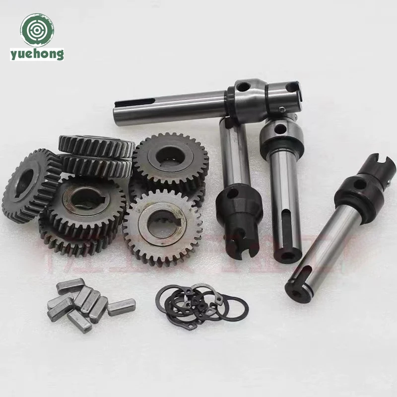 Woodworking Line Boring Machine Parts - Gears & Spindles for Drilling Machine Accessories, High Precision Replacement Components