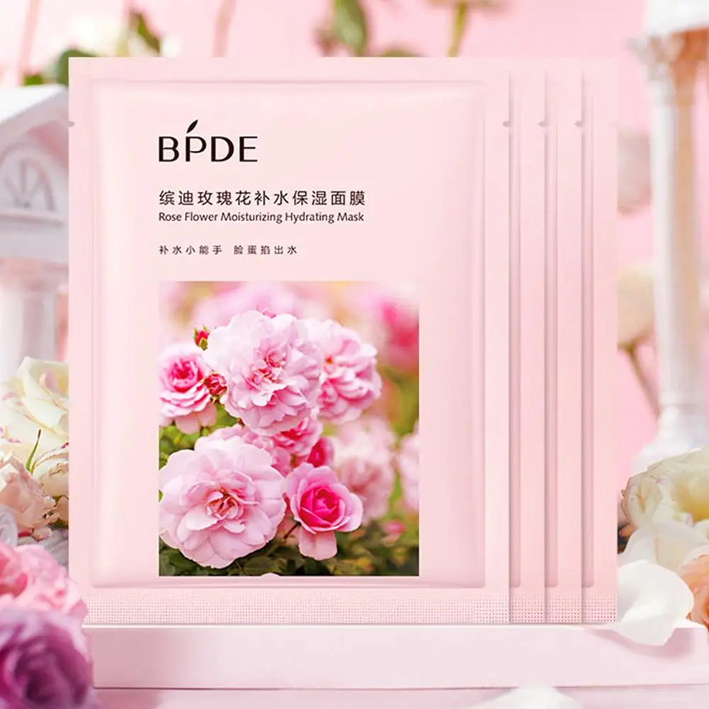 コラーゲン保湿マスク美白美白ロングエッセンスフェイシャルケア持続保湿植物顔引き締めスキンマスク N6Q5