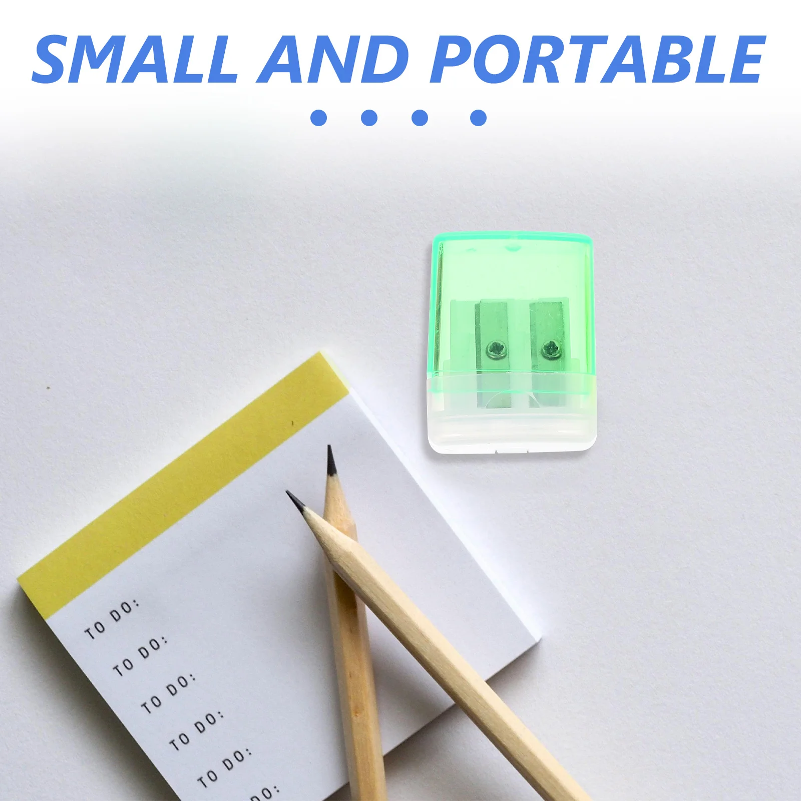 12 قطعة مبراة أقلام رصاص قرطاسية مريحة بفتحات مزدوجة مبراة يدوية لمكتب حقيبة مدرسية خفيفة الوزن لشحذ القلم الرصاص