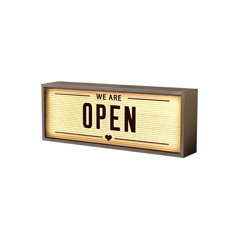 Corrugated Board Acrylic Light Box, Advertising Board with Replaceable Panel - view 2