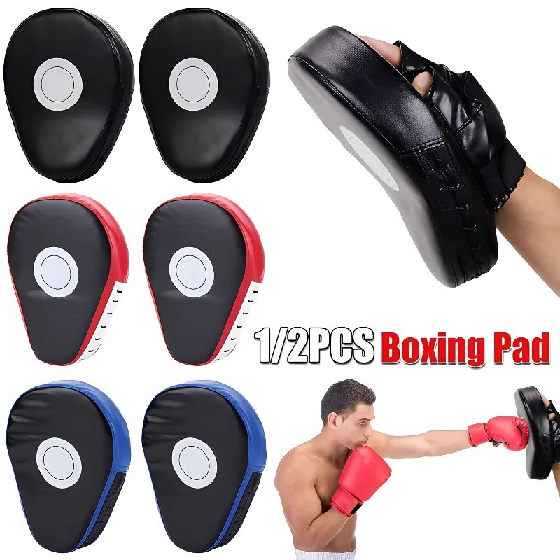 

Тренировочный комплект для тайского бокса — набор перчаток и ударных подушечек для каратэ/санда, мультиспортивное оборудование для взрослых и молодежи с целевыми подушечками